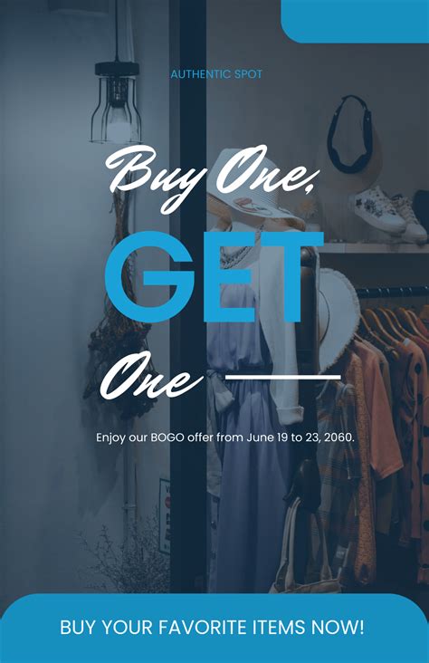 bogo poster templates|Bogo Template .